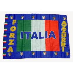Bandiera Italia "Forza Azzurri"