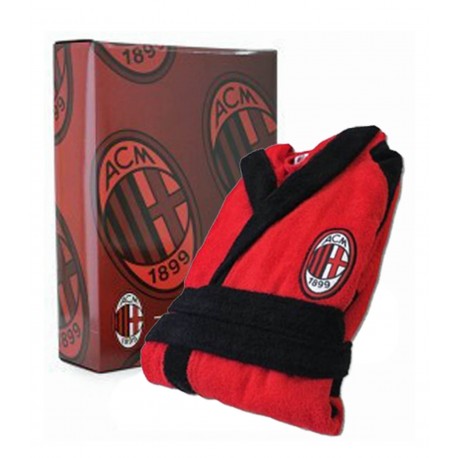 Accappatoio Spugna Adulto AC Milan