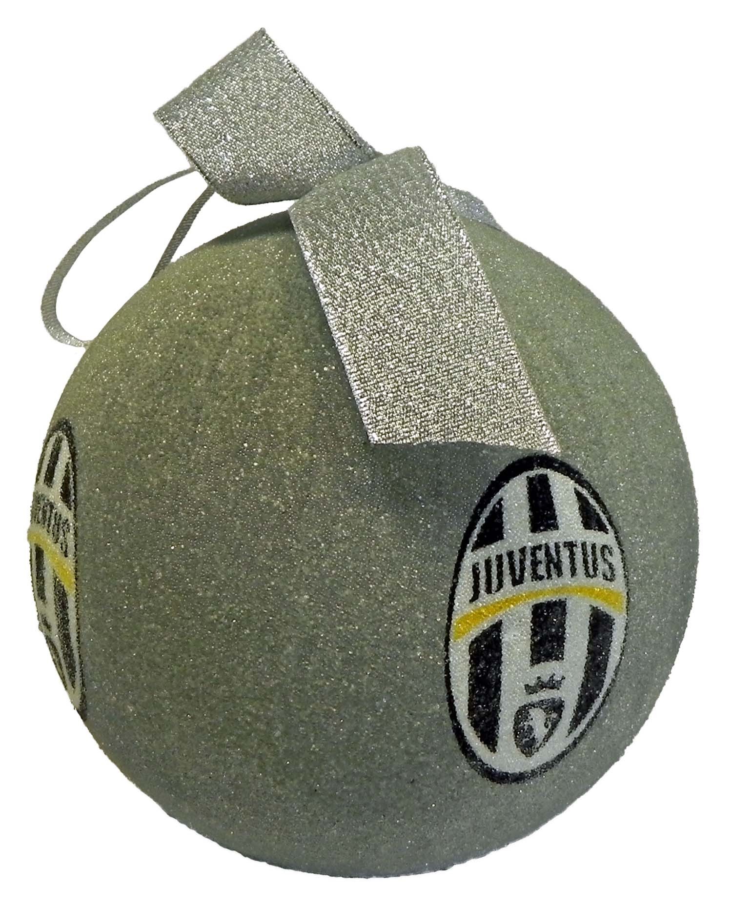 Idee Regalo Natale Juventus.Palla Di Natale Juventus Argento