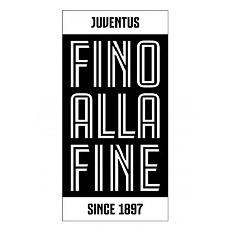 Telo Mare FINO ALLA FINE Juventus