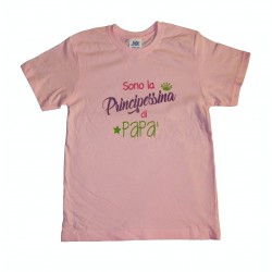 T-Shirt Principessina di Papà