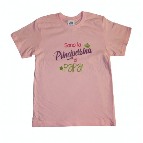 T-Shirt Principessina di Papà