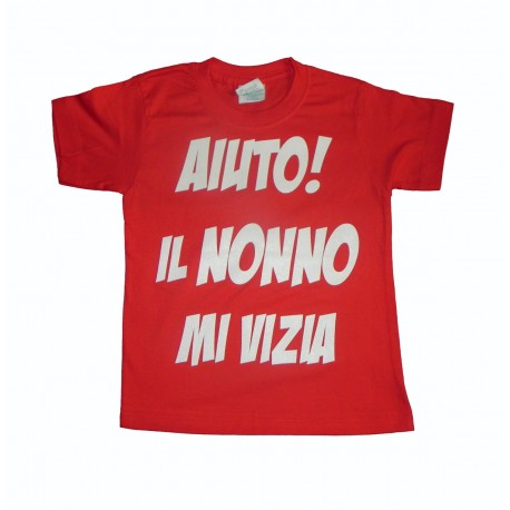 T-Shirt Aiuto! Il Nonno Mi Vizia