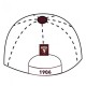 Cappello Visiera Bianco Torino FC
